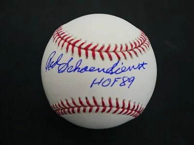 RED SCHOENDIENST SIGNED BASEBALL WITH HOF 89 INSCRIPTION JSA COA *B1016 - Image 1 of 4