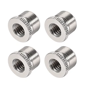 3/8" Femelle à 5/8" Mâle Fileté Vis Adaptateur Pour Microphone Pied Cuivre 4Pcs - Photo 1 sur 3