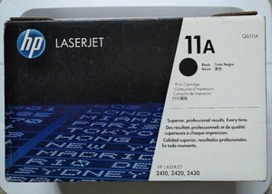 Open Box for HP LaserJet 2410 2420 2430 Black Toner Cartridge Q6511A HP 11A - Picture 1 of 10
