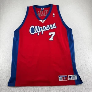 VTG Champion Los Angeles Clippers Lamar Odom Jersey Mens 56 Red Sewn Authentic - Picture 1 of 7