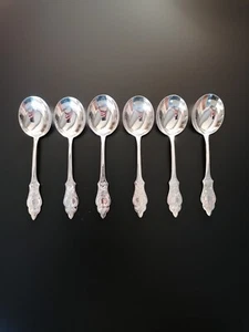 Robbe & Berking Ostfriesenmuster Bouillonlöffel 15 cm 6 Personen Silber 90er - Picture 1 of 11