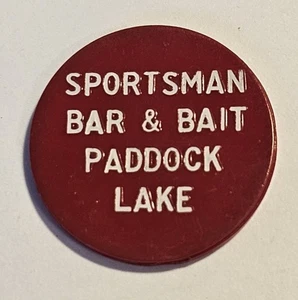 Sportsman Bar Paddock Lake, WI Good For Plastic Token P-310 - Picture 1 of 2