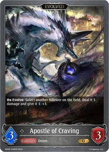 Apostle of Craving (Evolved) (Foil) (BP05-P49EN) [Omens Eternal] Near Mint | Sh - Picture 1 of 1