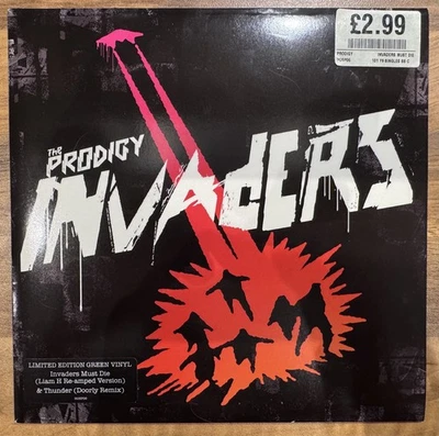 The Prodigy - Invaders Must Die 7" Ltd edition green vinyl - Mint copy Foto 1 de 4