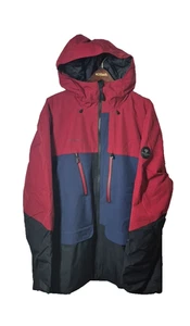 Obermeyer Jacket Mens XL Rustic Red Cirque Waterproof Ski/Snow Hood Full Zip NEW - Picture 1 of 16
