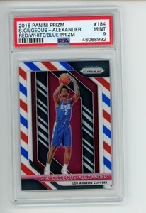 2018-19 Prizm Shai Gilgeous Alexander #184 Red White Blue Prizm PSA 9 MINT - Bild 1 von 6