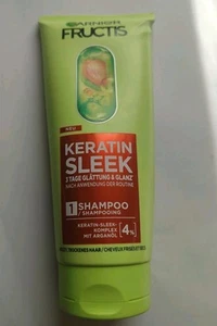 GARNIER FRUCTIS KERATIN SLEEK 3 TAGE GLÄTTUNG & GLANZ SHAMPOO - Bild 1 von 2