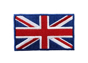 Union Jack Flag Patch, British Flag Iron On Patch, United Kingdom Flag - Picture 1 of 1