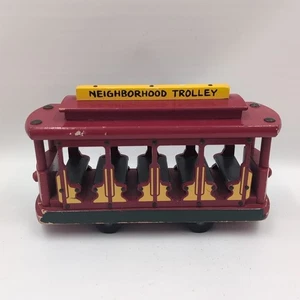 Carro de barrio Mister Rogers solo madera Holgate Toy Co. 1991 - Imagen 1 de 6