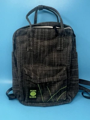 Dime Bags ~ HOT BOX EXTRA ~ Backpack Hemp NEW With Tags ~ BLACK ~ - Image 1 of 4