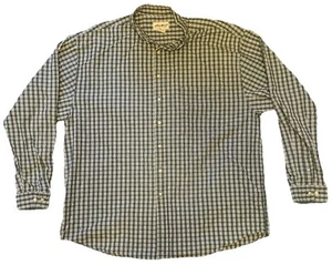 Eddie Bauer Men’s Button Up Green Plaid Shirt XXXL Tall Ultra long READ DESC 3xl - Picture 1 of 4