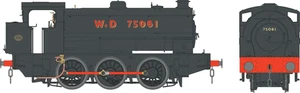 7S-094-005S Dapol O Gauge J94 Austerity WD Black 75061 (DCC-Sound) - Picture 1 of 1