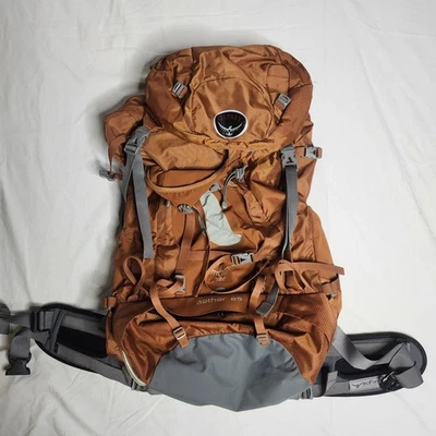 Osprey Aether 85 Backpack Xtra Large - rustic orange hiking backpack  - Image 1 of 4