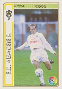 224 COCO # SD ALBACETE OFFICIAL TRADING CARD MUNDICROMO LIGA 1995 - Picture 1 of 1