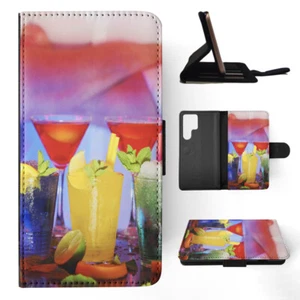 FLIP CASE FOR SAMSUNG GALAXY|ALCOHOL COCKTAILS MOCKTAILS - Picture 1 of 120