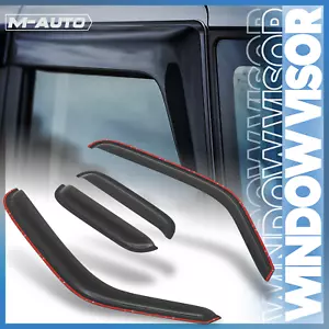 Smoke Window Visor Shade Vent Rain Deflector for 99-11 Ford Ranger Extended Cab - Picture 1 of 6