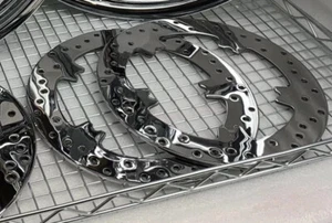 HARLEY 2001 -06 ROTORES DELANTEROS V-ROD DISCO PULIDO VRSCA FLHRSE3 44343-01 INTERCAMBIO - Imagen 1 de 6