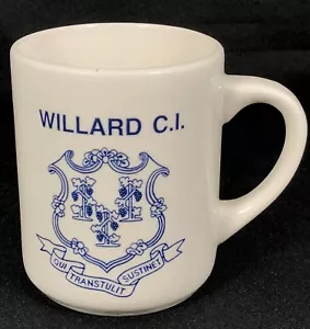 Willard Cybulski Justizvollzugsanstalt Tasse Connecticut Gefängnis Enfield 3" Durchmesser - Bild 1 von 4