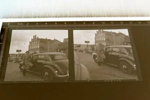 zwei tolle alte Negative - Oldtimer Mercedes - Schleihalle Cafe - Schleswig - 50 - Picture 1 of 3