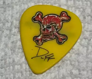 Velvet Revolver Duff McKagan Signature Guitar Pick 2004 Contraband Tour Plectrum - Picture 1 of 2
