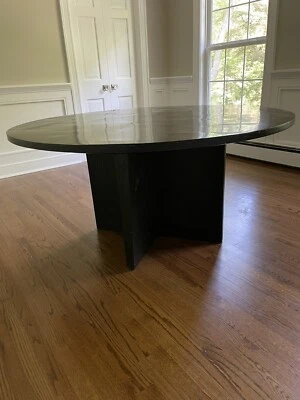 RESTORATION HARDWARE WYETH SPLIT BAMBOO FLOATING ROUND 60” Foto 1 de 3