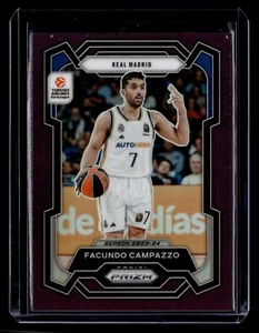 FACUNDO CAMPAZZO 2023-24 Panini Prizm Euroleague Basketball PURPLE #78/99 - Picture 1 of 2