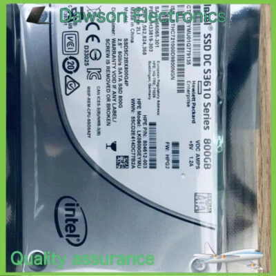 Intel DC S3610 HPE 800GB  SSD 2.5" SATA 6Gbs Solid State Drive SSDSC2BX800G4P - Image 1 of 2