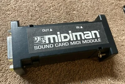 Midiman 2 channel in/out mide computer interface 90s/2000s - Image 1 of 4