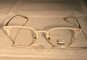 NEW AUTHENTIC Salt Eyeglasses Chrissie Bne/Wg Gold 48mm Titanium Frame (No Case) - Picture 1 of 3