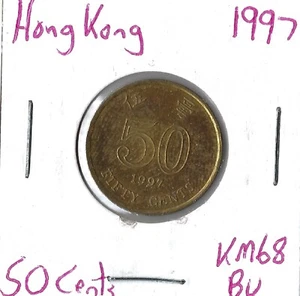 Coin Hong Kong 50 Cents 1997 KM68 - Picture 1 of 1