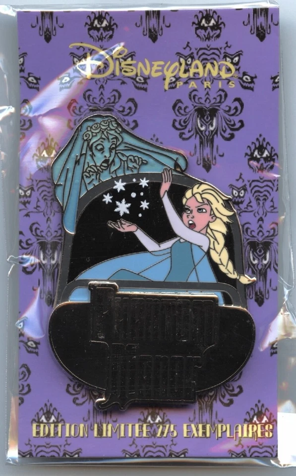 Disneyland París - Evento Phantom Manor 2019 - Pin Elsa (Frozen) Foto 1 de 1