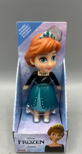 Disney Frozen Poseable Mini Doll Toddler Miniature 3" PRINCESS ANNA by Jakks - Picture 1 of 2