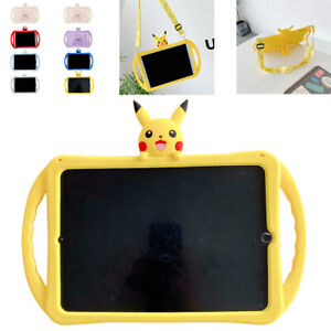 For iPad 9.7" 5th 6th 10.2" 7th 8th Gen Kids Shockproof Case Handle Strap Cover