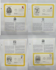 Set of 4 Winter Fun First Day of Issue Stamps / Envelopes / 2014, New York - Picture 1 of 5