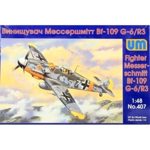 UNIMODELS UM 407 Kit de modelos a escala de plástico escala 1:48 Messerschmitt Bf-109G-6/R3 - Imagen 1 de 24