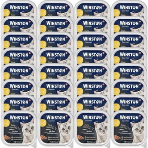 32 x 100 g | Winston Gourmet Schlemmer-Menü reich an Huhn in Karottensauce - Bild 1 von 3