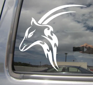 Tribal Gazelle - Antelope Wildlife Safari Car Window Vinyl Decal Sticker 01537 - Picture 1 of 2