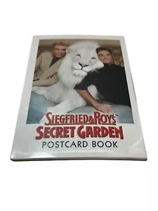 Libro de postales sellado The Secret Garden Siegfried & Roy recuerdo Las Vegas Mirage - Imagen 1 de 5