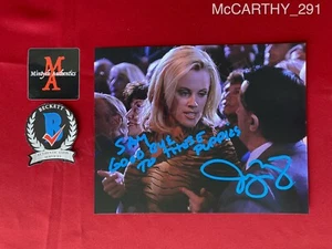 Jenny McCarthy autographed signed 8x10 photo Baseketball Beckett COA - Picture 1 of 6