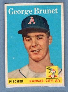 1958 Topps #139 George Brunet  G-VG  GO387