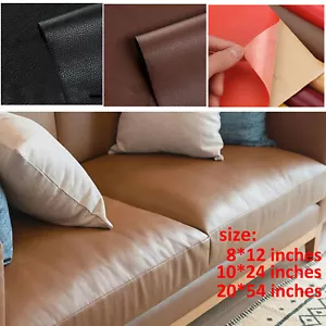 Self-adhesive Leather Repair Patch Diy PU Leather Patch Sticky for Sofa Car Seat - Picture 1 of 24