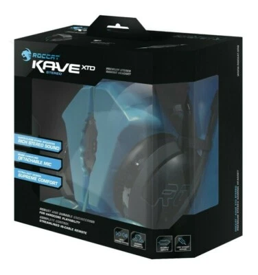 ROCCAT Kave XTD Stereo - Premium Stereo Gaming Headset (New) Part# ROC-14-610 - Image 1 of 4