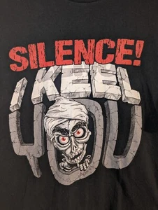 Jeff Dunham Silence I Keel You T Shirt Black L Achmed the Dead Terrorist - Picture 1 of 3