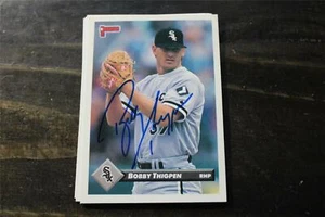 BOBBY THIGPEN CHICAGO WHITE SOX AUTOGRAPHED CARD - Picture 1 of 1