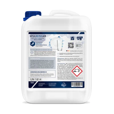 FURTH CHEMIE Spülreiniger für Geschirrspülmaschinen, Geschirreiniger 10l - Bild 1 von 4