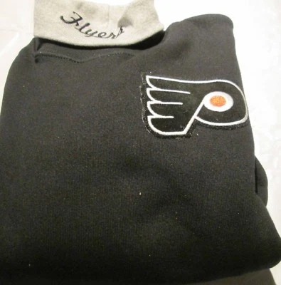 Philadelphia Flyers Youth Sweatshirt XL Turtleneck NHL Majestic 50/50 - Image 1 of 3