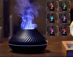 Cute Aroma Volcano Fire Flame Diffuser Humidifier For Aromatherapy Essential Oil - Picture 1 of 4