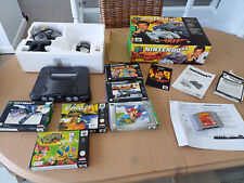 NINTENDO 64 CONSOLE BUNDLE 007 GOLDEN EYE EDITION - BOXED AND FULLY TESTED