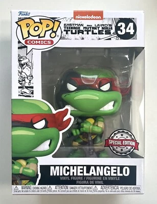 Funko Pop! Cómics: Tortugas Ninja Mutantes - Miguel Ángel COMO NUEVO Foto 1 de 4