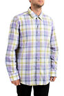 Hugo Boss Men's "Lucas_11" Regular Fit Plaid Long Sleeve Shirt Us 2Xl It 56